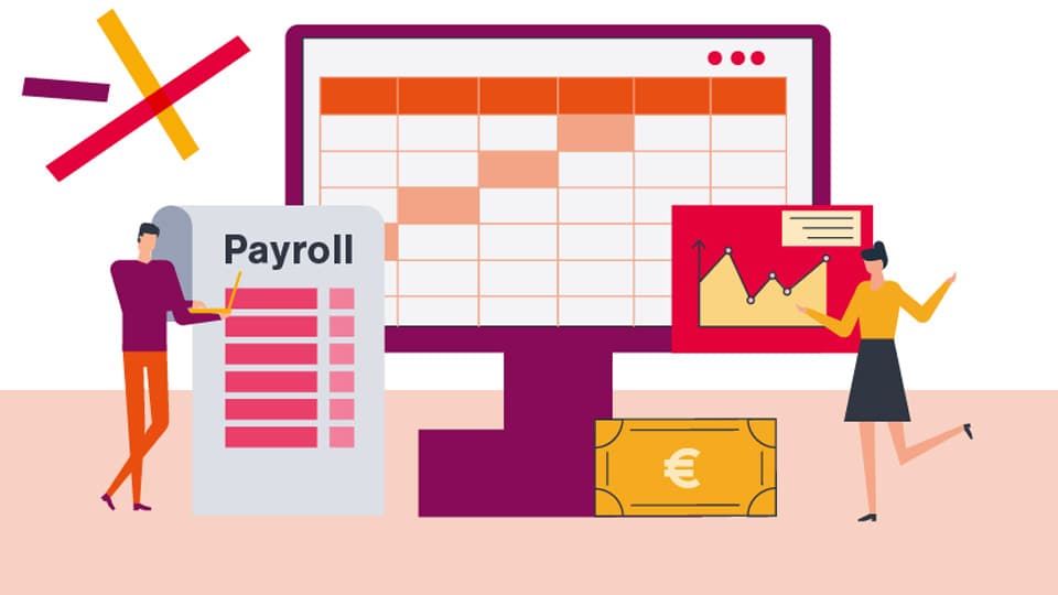 Illustratie payroll