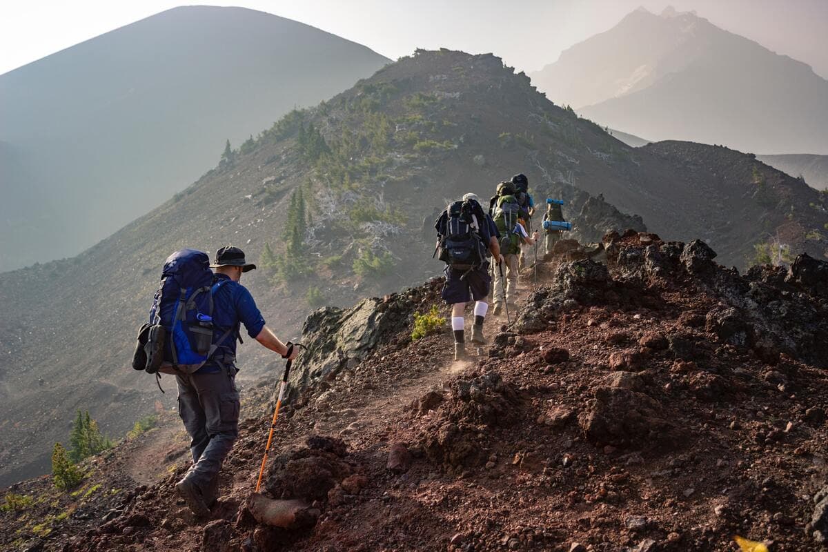 Norway press hiking